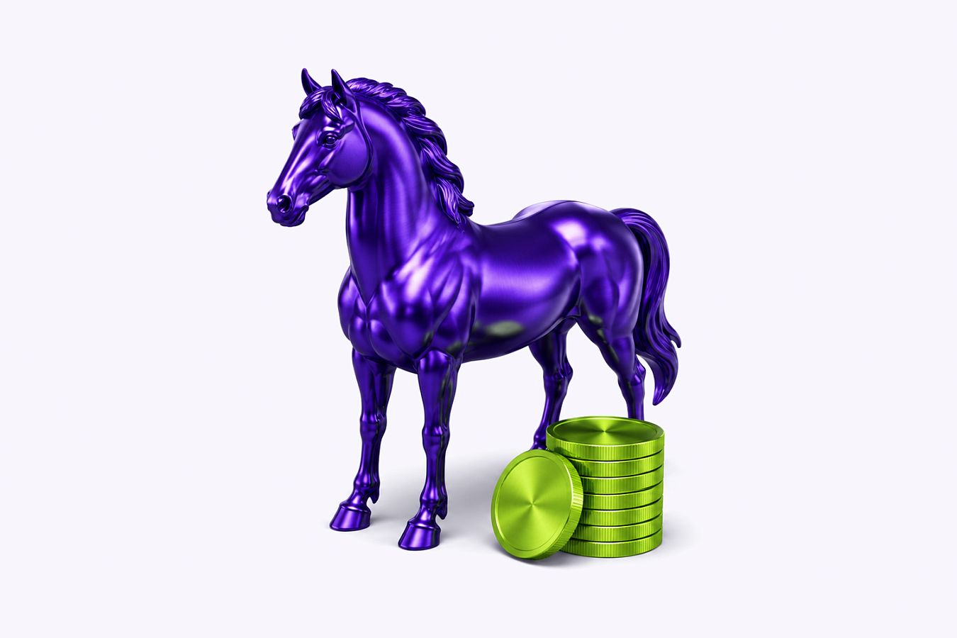 Фиолетовая лошадь