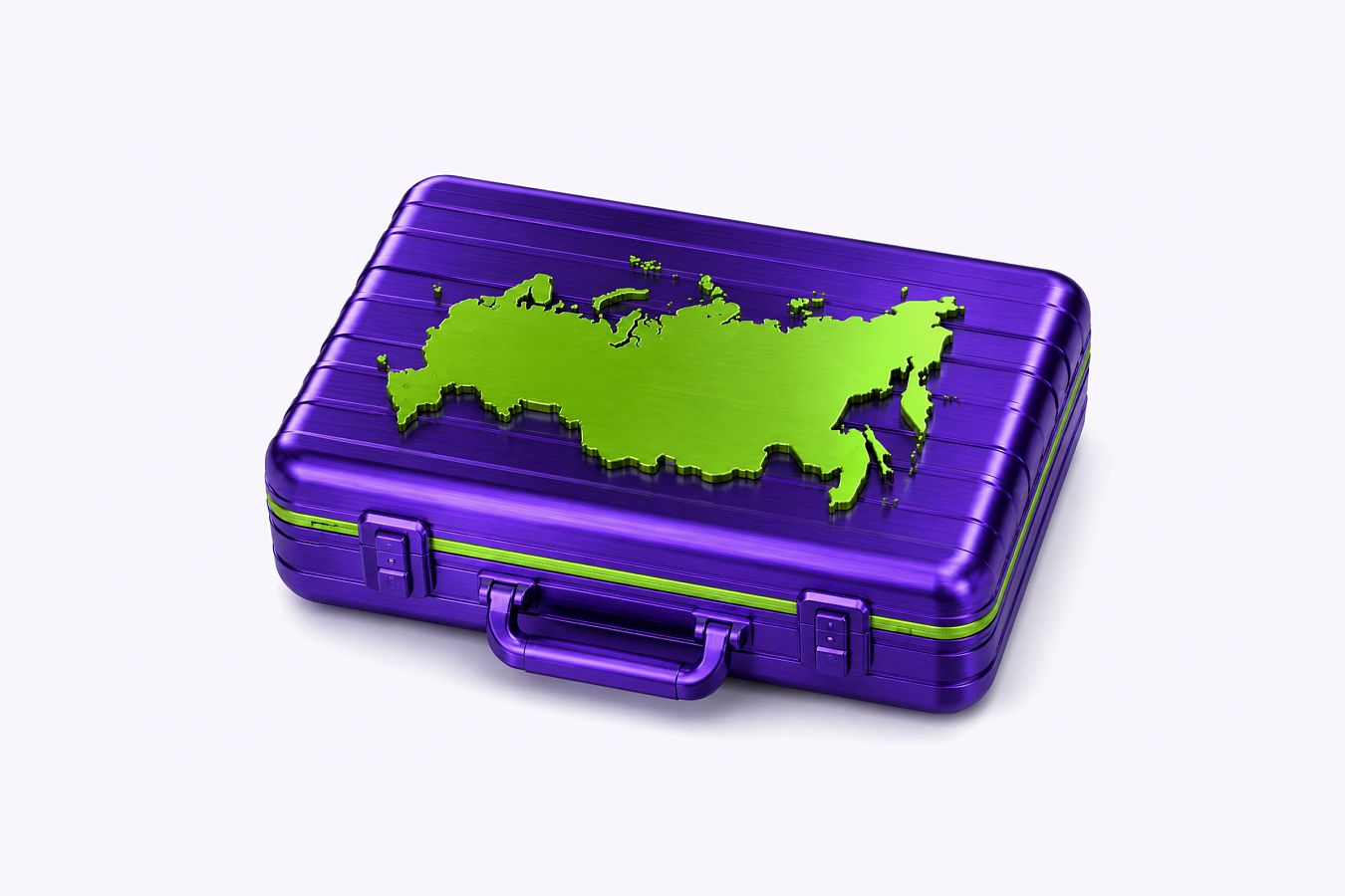 Чемодан с картой